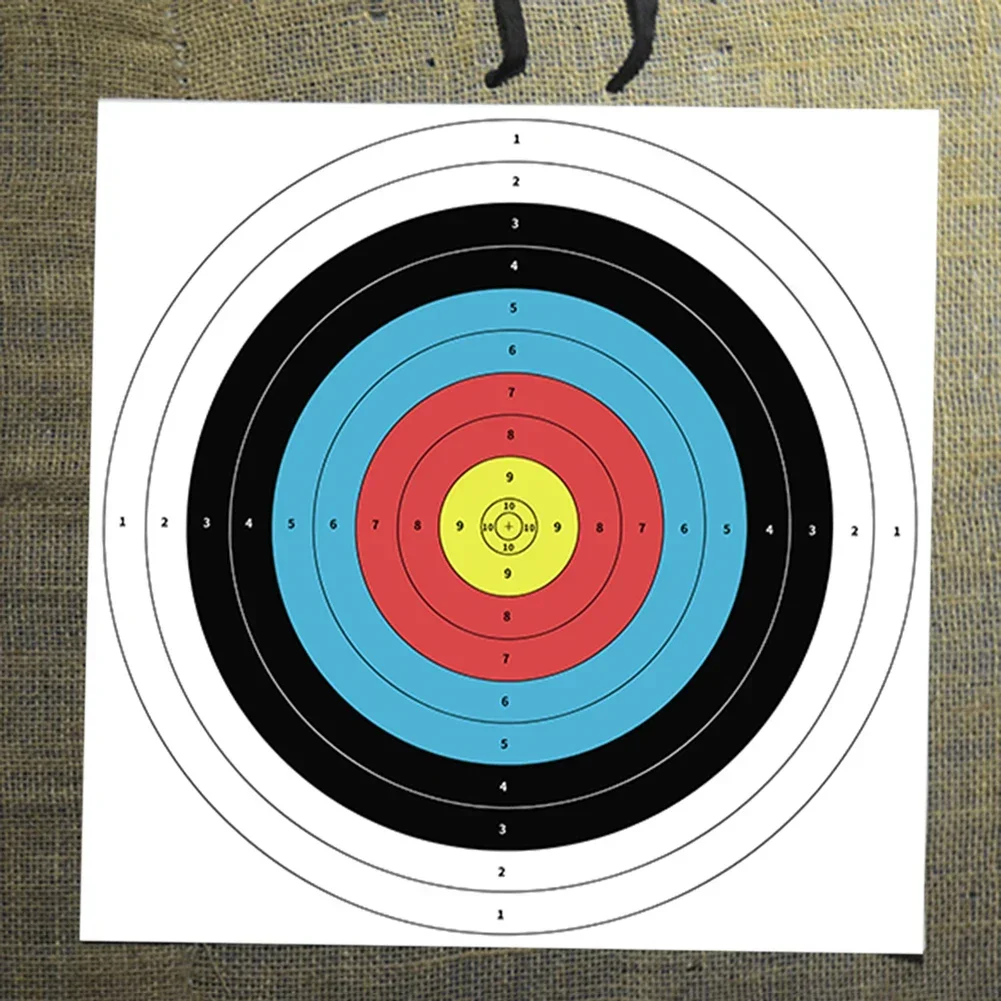 Archery Target Face - Lot de 10 cibles de tir