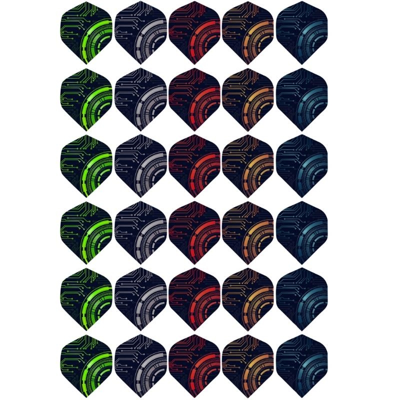 Sports Equipment In Flight - 30pcs / pack Tail Flight Flight