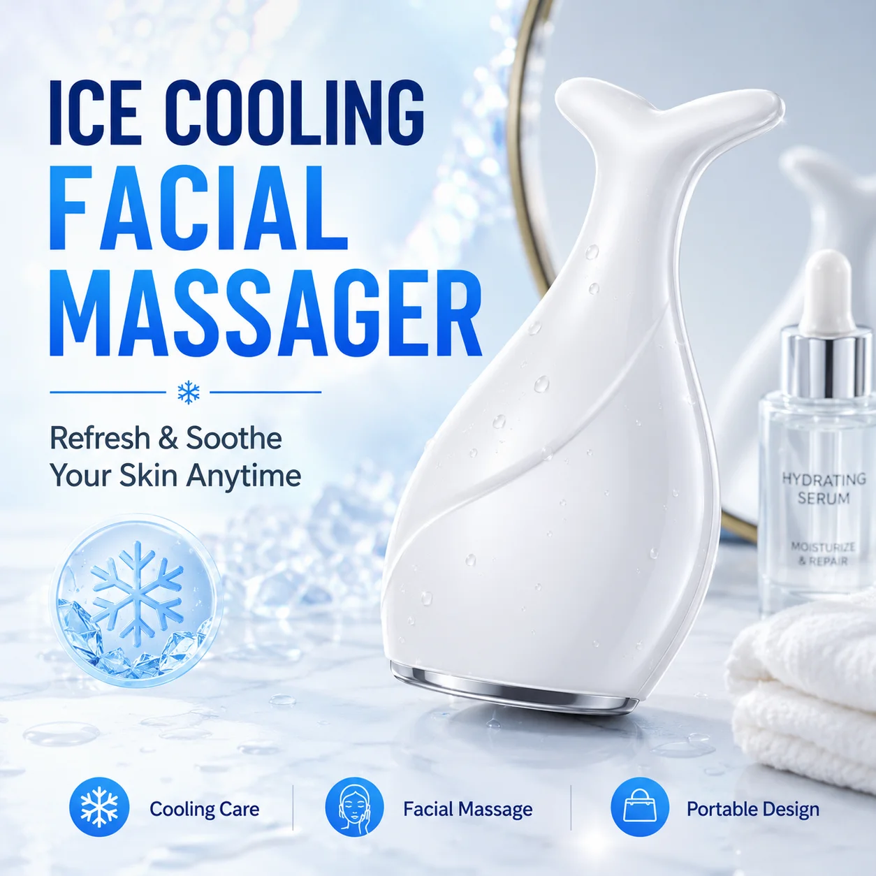 Lacrosse Stick Head - Rouleau de massage facial en forme
