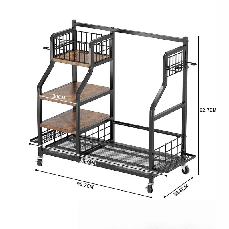 Sports Equipment Storage Rack - Support de présentation pour balles de