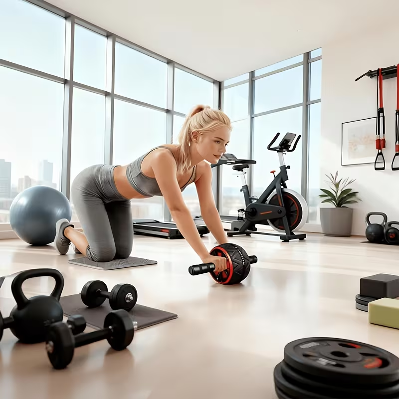 Roue abdominale et tapis de ge - Sports Equipment Wholesale avis et prix