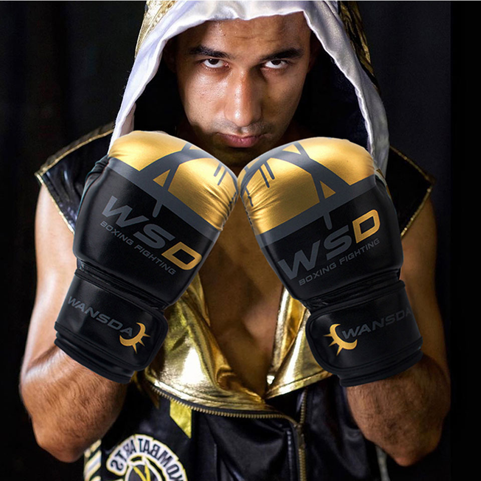 Gants de boxe en cuir pour adu - Boxing Glove Set avis et prix