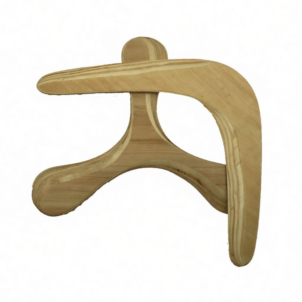 Boomerang en bois poli à la ma - Sports Equipment In Flight avis et prix
