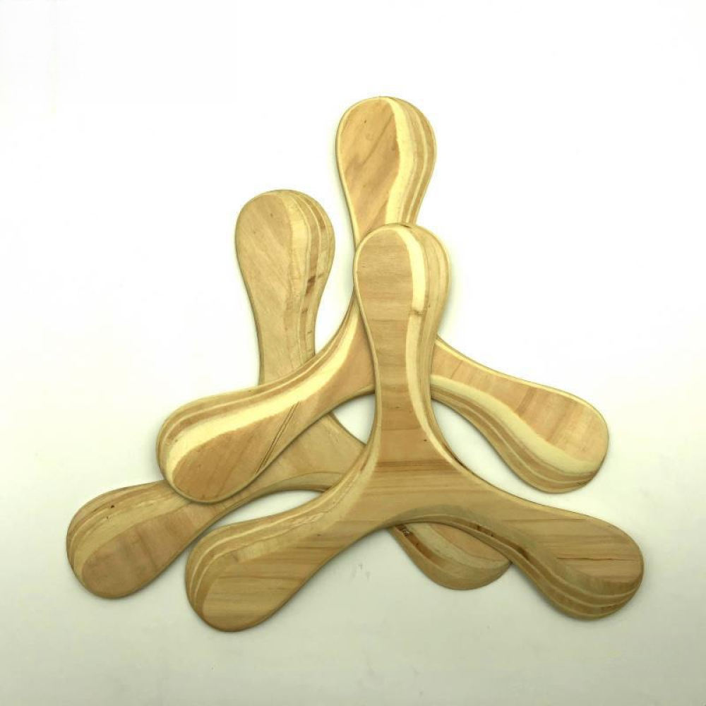 Boomerang en bois poli à la ma - Sports Equipment In Flight avis et prix